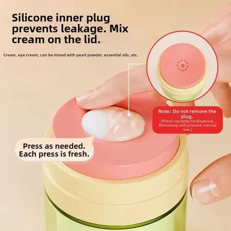 Vacuum-Sealed Face Cream Dispenser Bottles