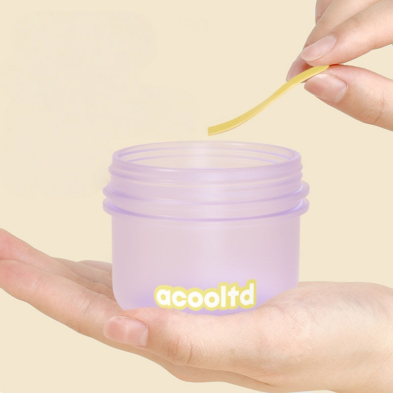 Large-Capacity Scoop-Style Face Mask Jar