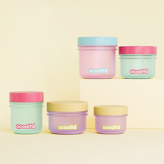 Large-Capacity Scoop-Style Face Mask Jar