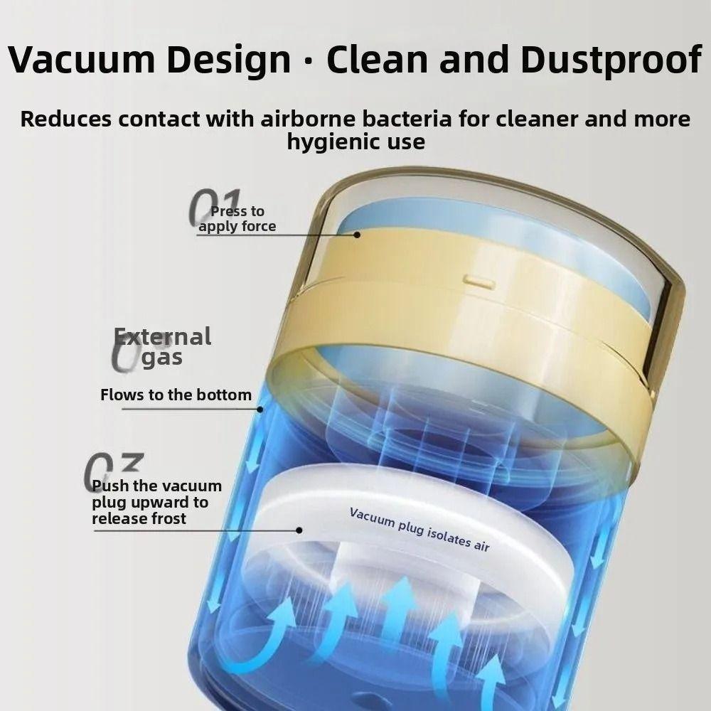 Vacuum-Sealed Face Cream Dispenser Bottles