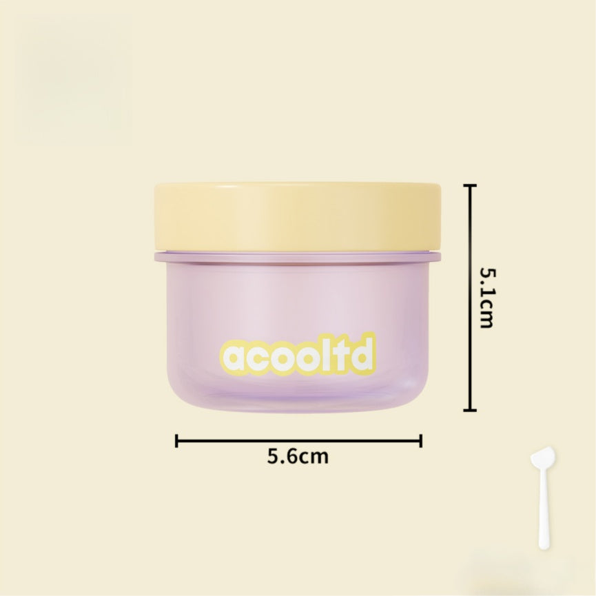 Large-Capacity Scoop-Style Face Mask Jar